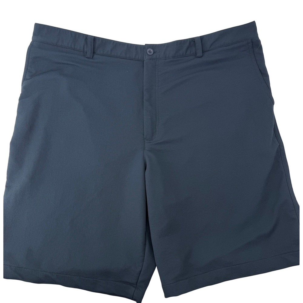 Nike Golf Dri-FIT Mens Navy Blue‎ Performance Shorts Sz 40 Textured Ripstop Golf